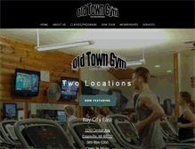 Tablet Screenshot of oldtowngym.com